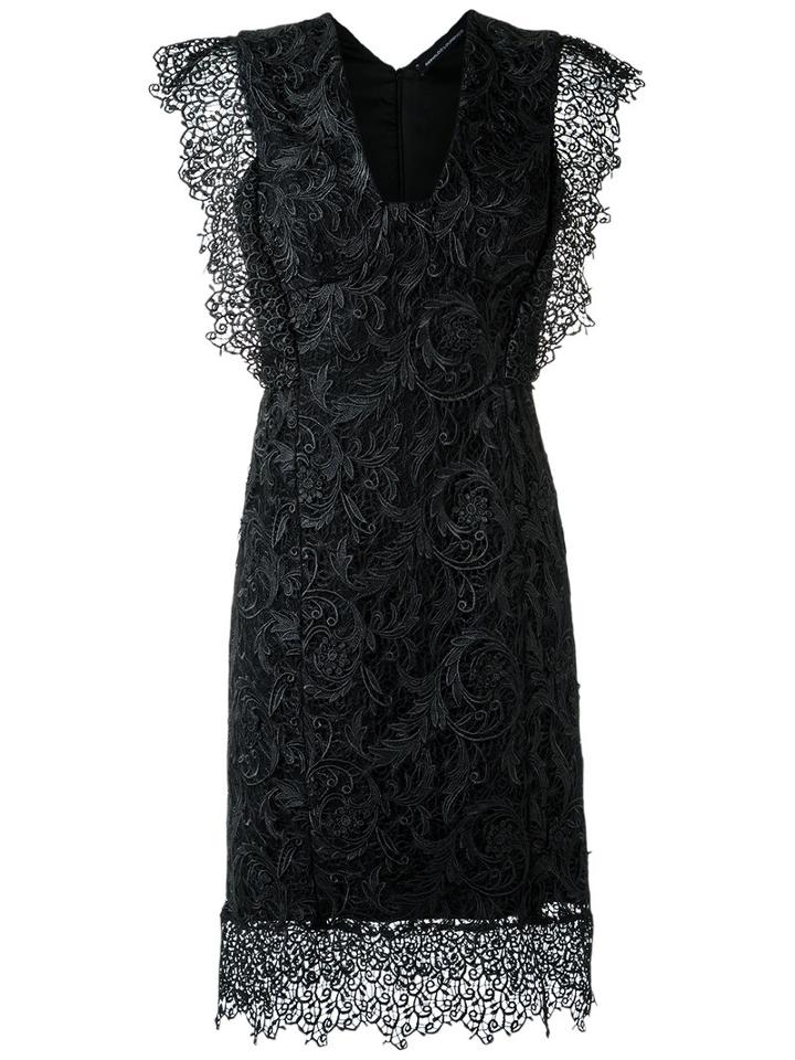 Reinaldo Lourenço - Lace Dress - Women - Polyester - 38, Black, Polyester