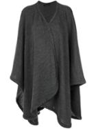 Giuliana Romanno - Oversized Cardigan - Women - Acrylic/wool - One Size, Grey, Acrylic/wool