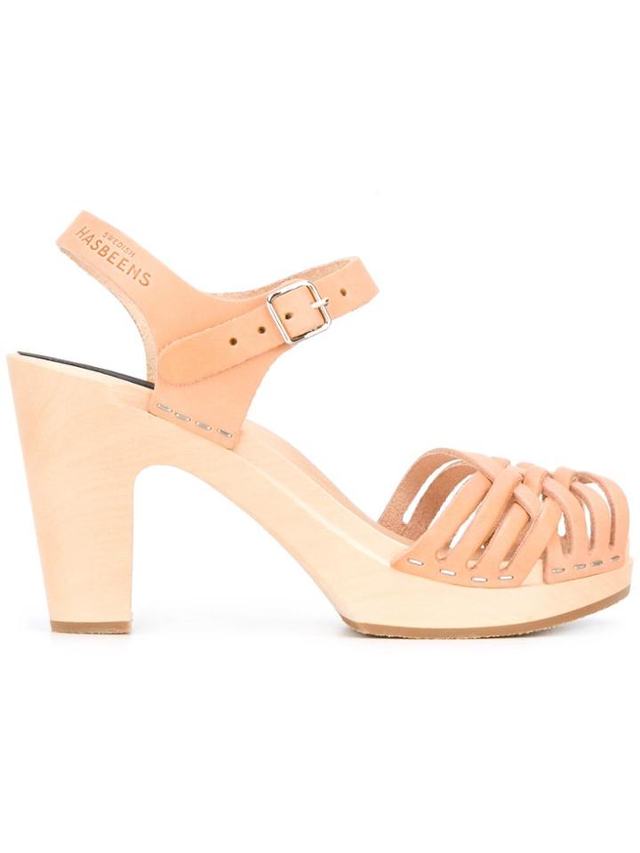 Swedish Hasbeens 'braided' Sandals - Nude & Neutrals