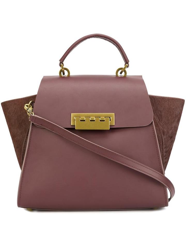 Zac Zac Posen Eartha Iconic Top Handle Tote, Women's, Red, Calf Leather