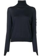 Barrie Roll Neck Jumper - Blue