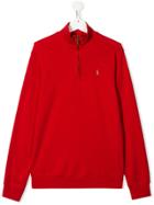 Ralph Lauren Kids Teen Half Zip Pullover - Red