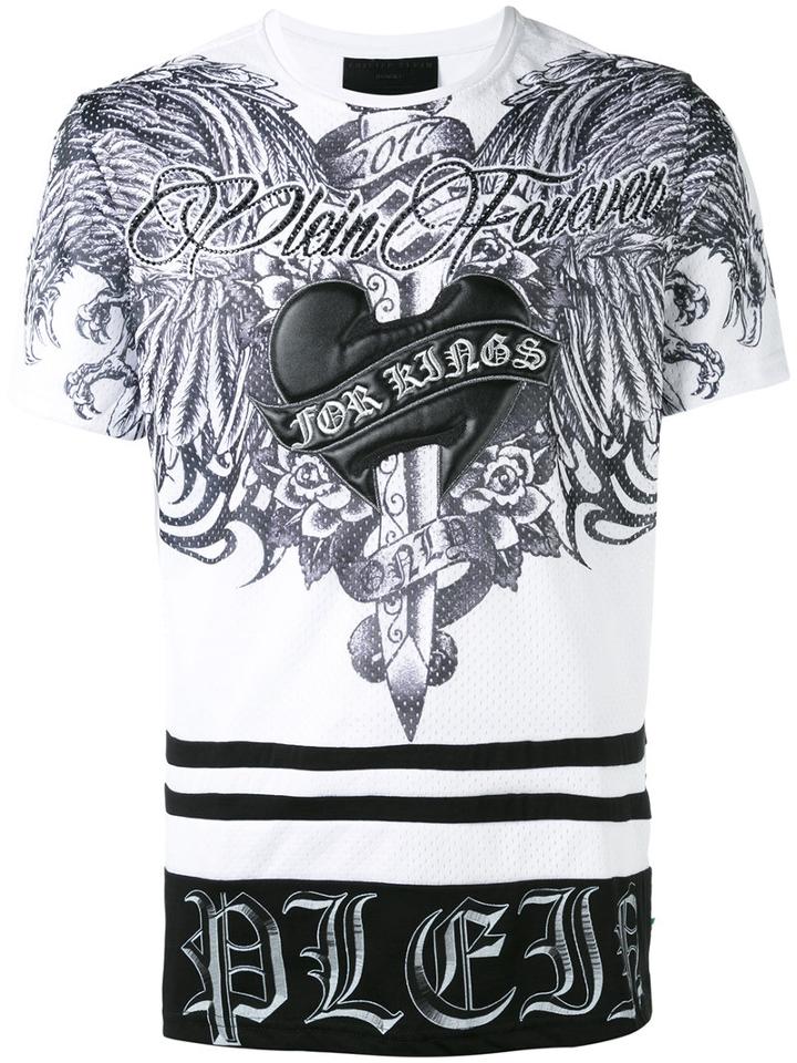 Philipp Plein - Printed T-shirt - Men - Cotton - S, White, Cotton