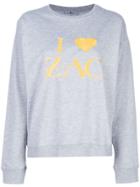 Zac Zac Posen I Love Zac Sweatshirt - Grey