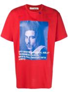 Off-white Bernini Print T-shirt - Red