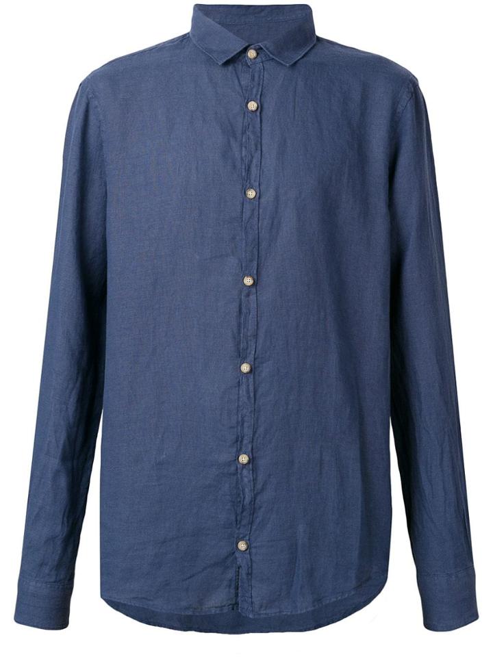 Ecoalf Casey Pointed Collar Shirt - Blue