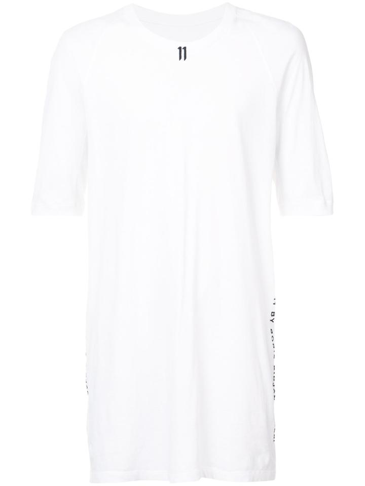 11 By Boris Bidjan Saberi Logo Detail T-shirt - White