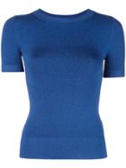 Joostricot Lurex Knitted Top - Blue