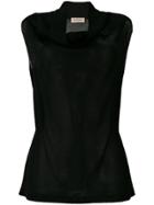Blanca Sleeveless Fitted Top - Black