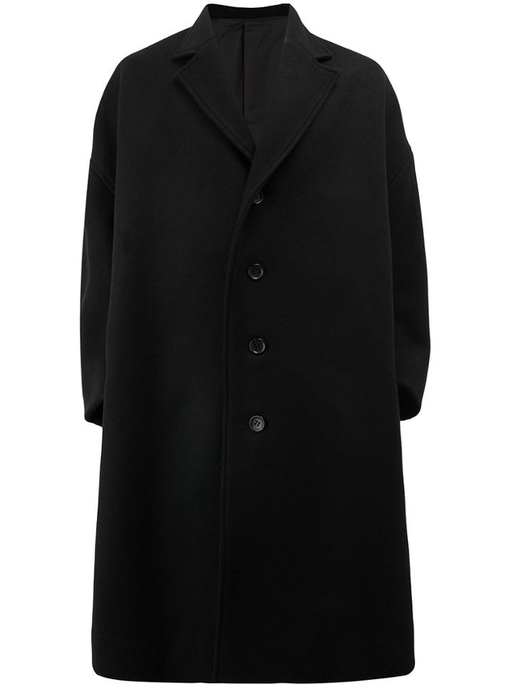 Christopher Nemeth Boxy Midi Coat - Black