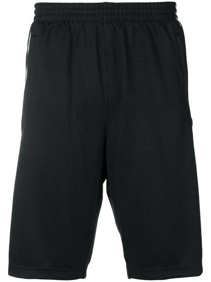 Adidas Embroidered Logo Track Shorts - Black