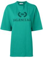 Balenciaga Bb Printed T-shirt - Green