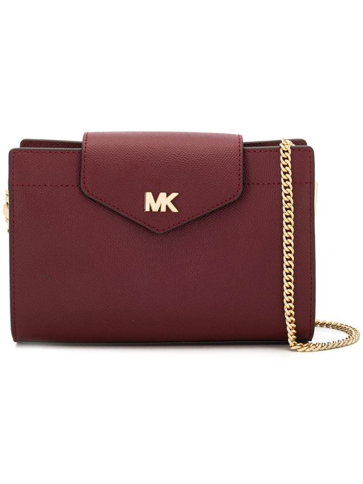 Michael Michael Kors Foldover Top Crossbody Bag - Red