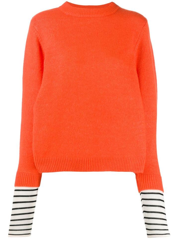 Essentiel Antwerp Double-lined Sleeves Jumper - Orange