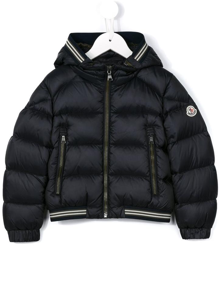 Moncler Kids 'jeanbart' Padded Jacket, Boy's, Size: 8 Yrs, Blue