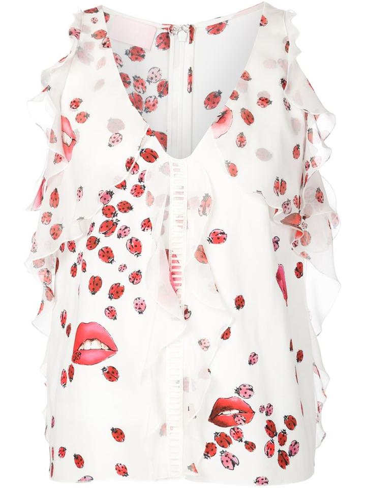Giamba Ladybug Print Blouse