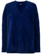 Twin-set V-neck Jumper - Blue