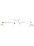 Brioni Square Frame Glasses - Metallic