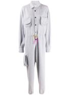 Natasha Zinko Jersey Ls Jumpsuit - Grey