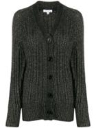 Equipment Jeannane Metallic Cardigan - Black