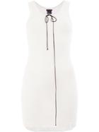Ann Demeulemeester Lace Front Tank - Nude & Neutrals