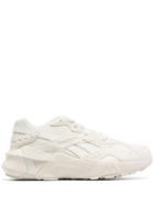 Reebok White Aztrek Double Leather Sneakers