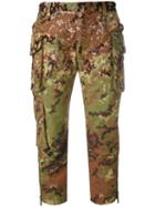 Dsquared2 - Sequined Camouflage Cropped Trousers - Women - Polyamide/polyester/plastic - 38, Polyamide/polyester/plastic