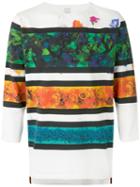Paul Smith - Striped Floral Print T-shirt - Men - Cotton - S, White, Cotton