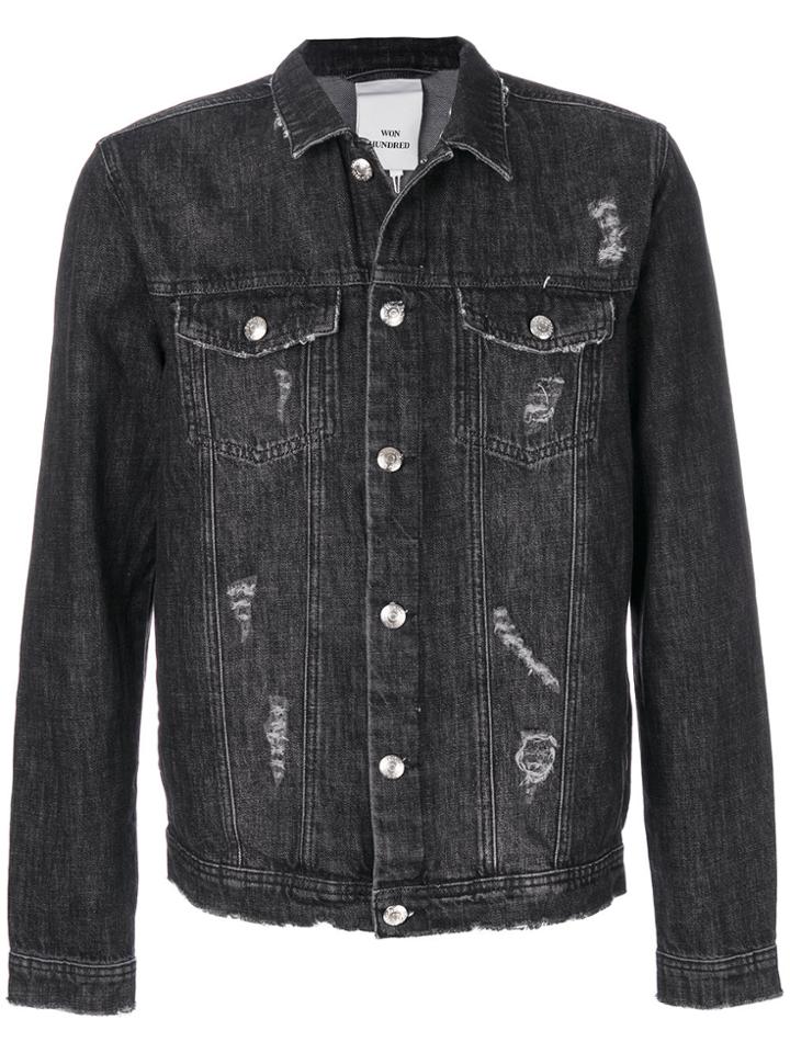 Won Hundred Distressed Denim Jacket - Black