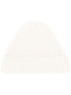 Maison Margiela Knitted Beanie Hat - White