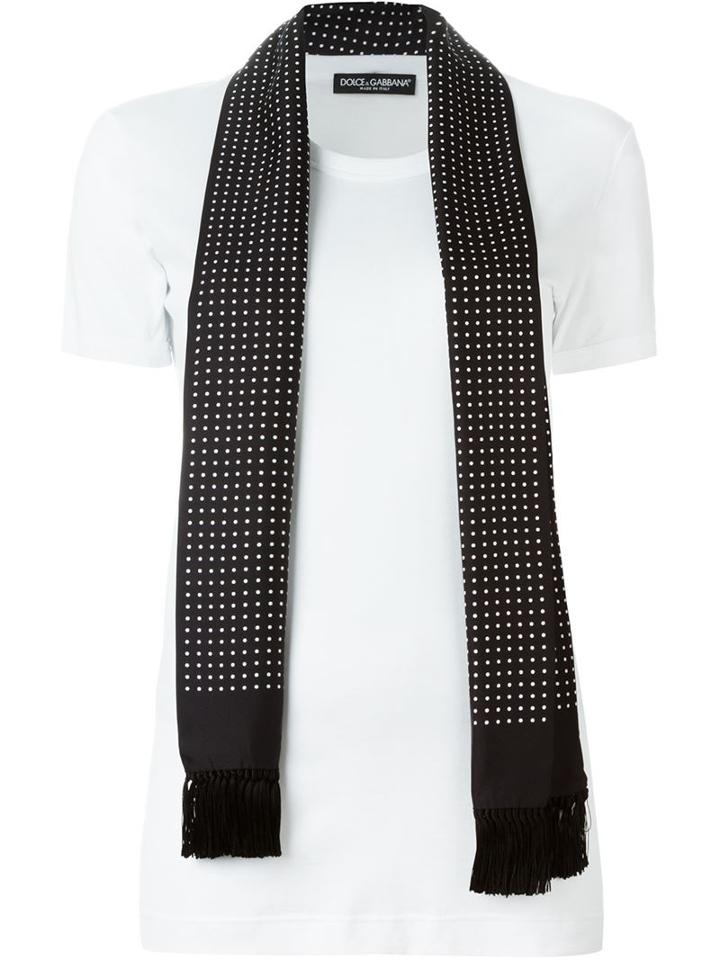 Dolce & Gabbana Scarf Detail T-shirt
