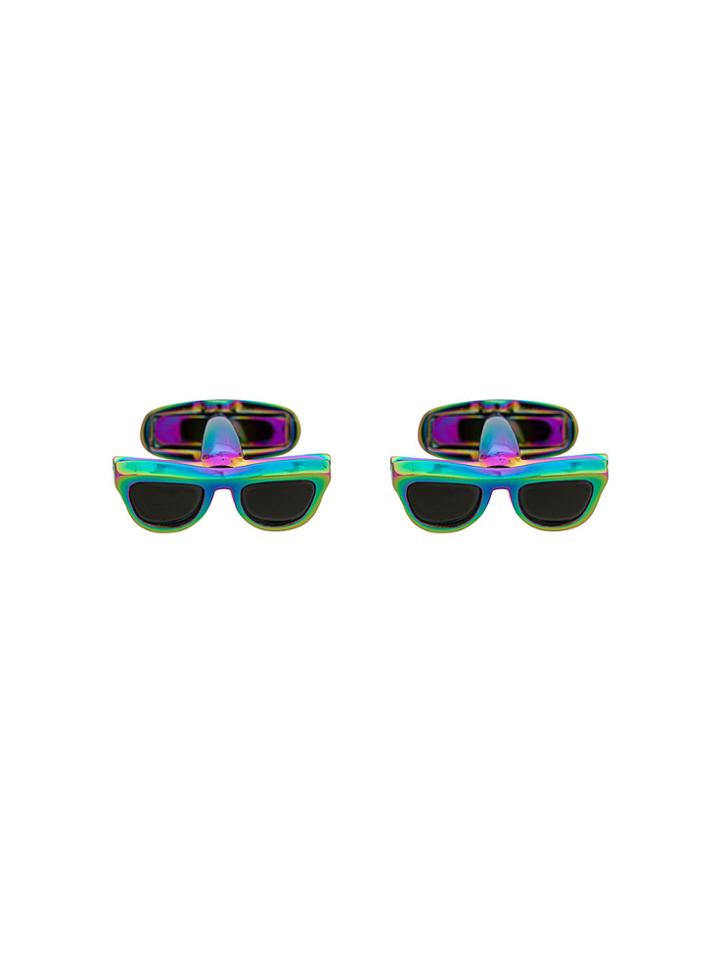 Paul Smith Rainbow Sunglasses Cufflinks - Multicolour