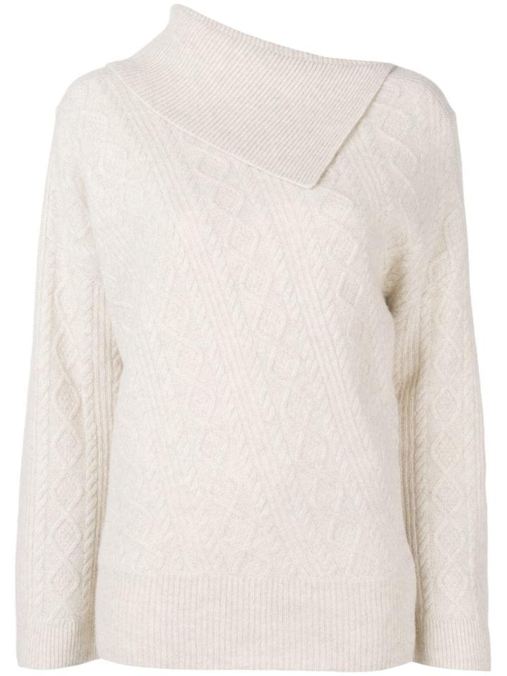 Pringle Of Scotland Asymmetrical Collar Sweater - Nude & Neutrals