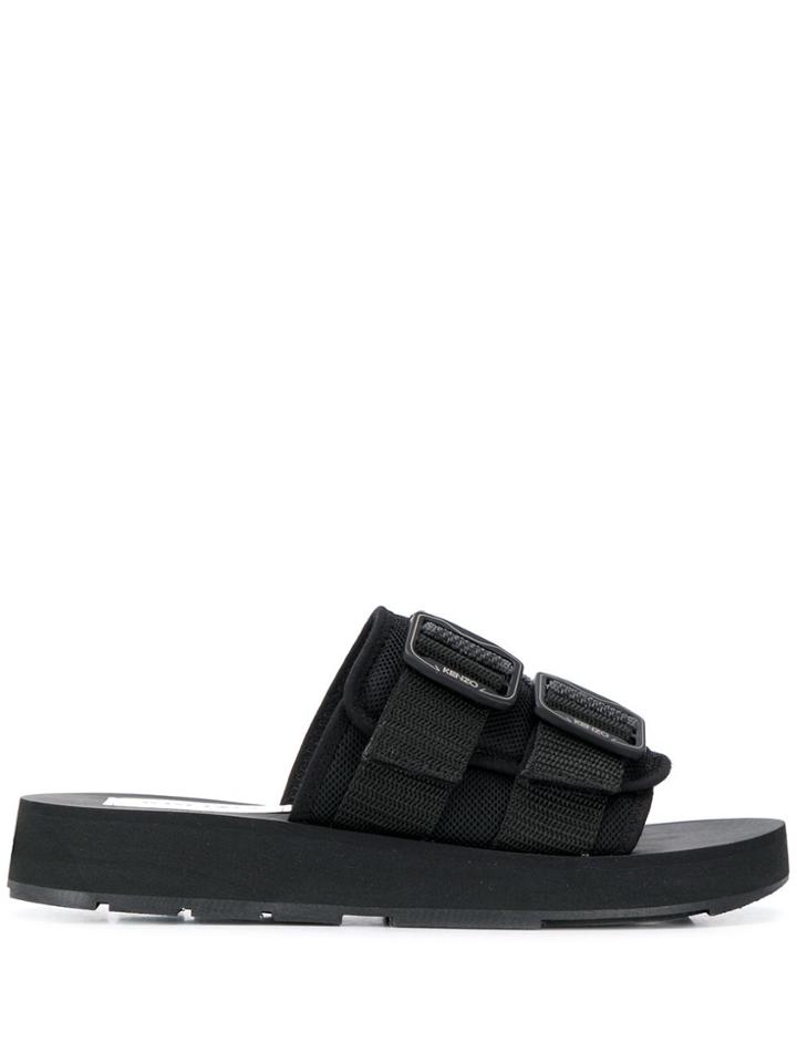 Kenzo Papaya Slides - Black