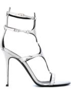 Giuseppe Zanotti Design Darlene Sandals, Women's, Size: 35, Grey, Leather