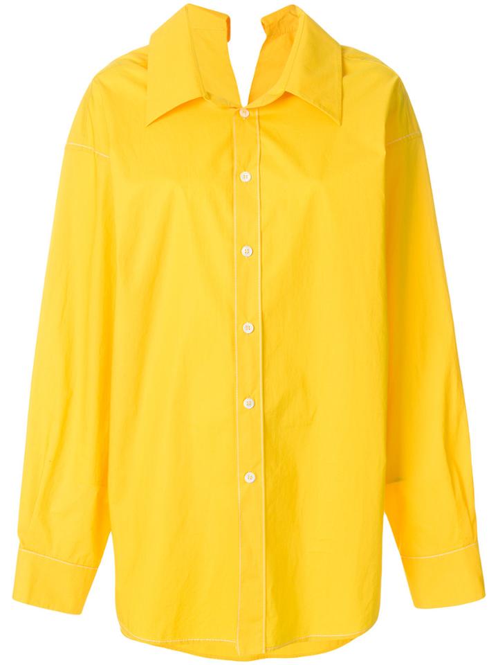 Marni Oversized Button Shirt - Yellow & Orange