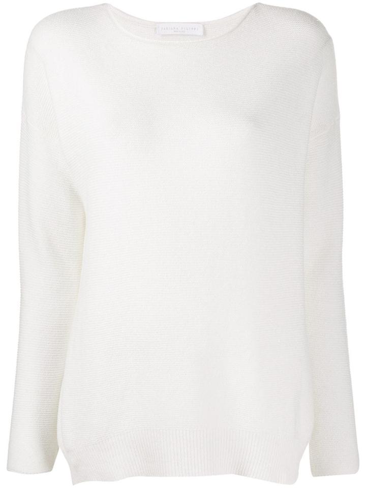 Fabiana Filippi Scoop Neck Jumper - White