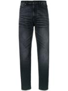 Saint Laurent Shadow Pocket Stonewashed Baggy Jeans - Black