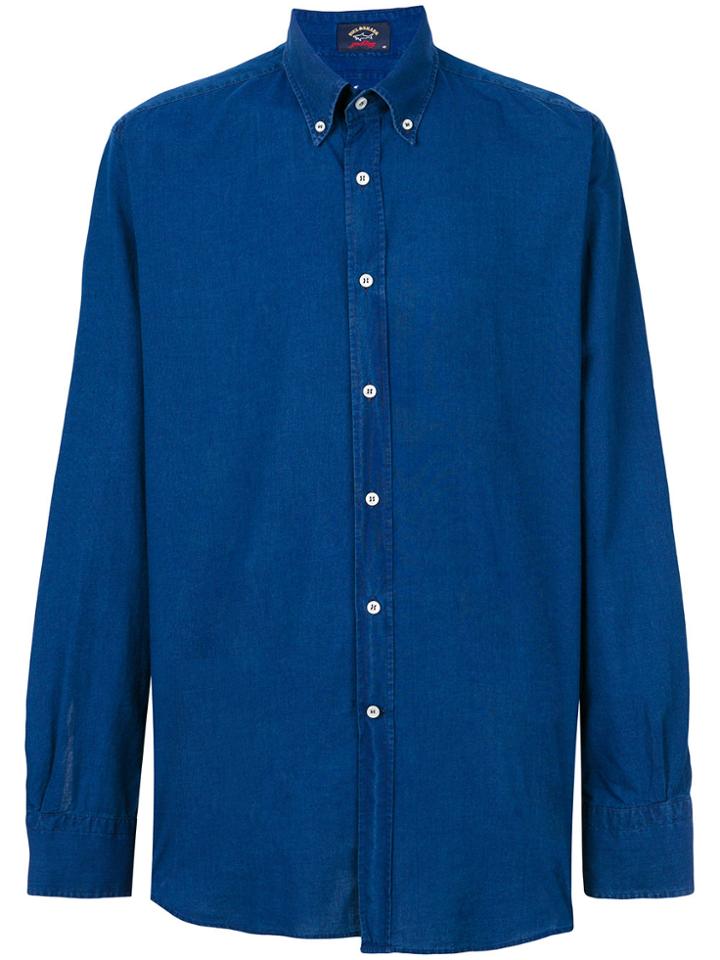 Paul & Shark Long Sleeved Shirt - Blue