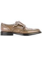 Church's Studded Monk Shoes - Brown
