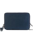 Michael Kors Collection 'harrison' Clutch - Blue