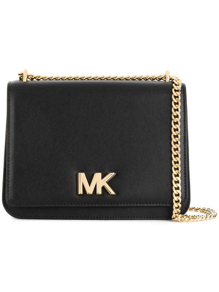 Michael Michael Kors Large Chain Shoulder Bag - Black