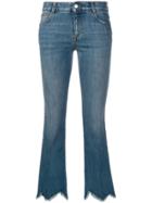 Stella Mccartney Cropped Flare Jeans - Blue