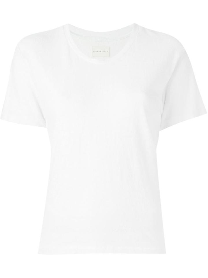 Simon Miller 'canton' T-shirt, Women's, Size: 2, White, Silk/cotton