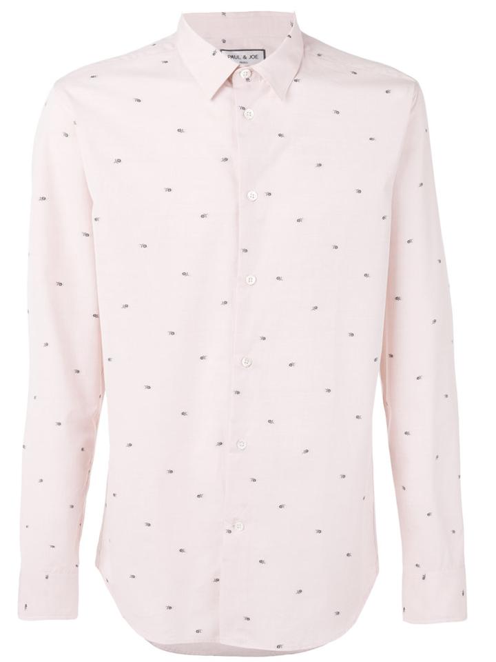 Paul & Joe - Fine Flower Print Shirt - Men - Cotton - L, Pink/purple, Cotton