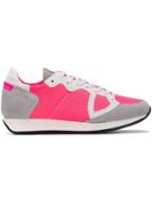 Philippe Model Panelled Lace-up Sneakers - Pink