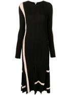 Loewe Long-line Stripe Dress - Black