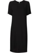 Adam Lippes Asymmetric Loose-fit Dress, Women's, Size: 6, Black, Viscose