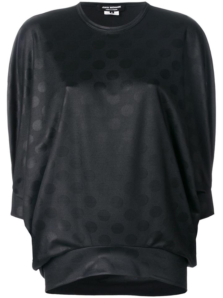 Junya Watanabe Comme Des Garçons Dot Texture Blouse - Black