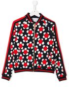 Little Marc Jacobs Floral Bomber Jacket - Blue